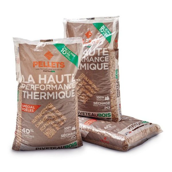 Granulés bois Piveteau - Palette 104 sacs de 10 kg - 15 kg